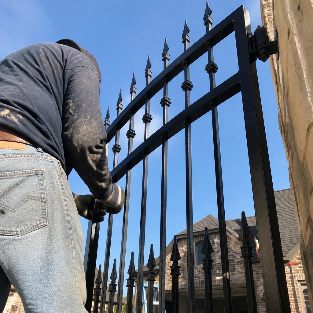 Pedestrian Gate Installation
