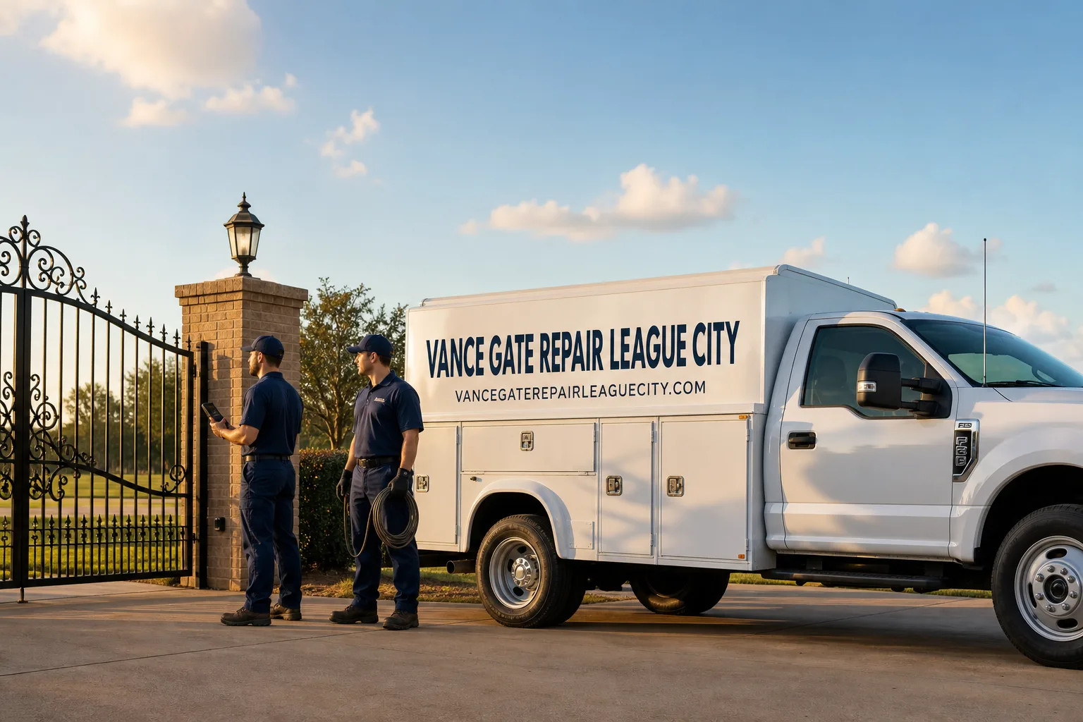 Vance Gate Repair League City gate repair team